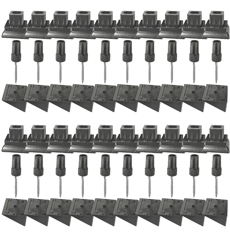 Nuvo Iron SQMSRA Series Stair Rail Connector, For: 3/4 in Square Balusters, Steel