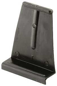 Make-2-Fit PL 14621 Spline Channel Pull Tab, 15/16 in W x 1/4 in D x 1-5/32 in H Dimensions, Plastic, Black, Raw