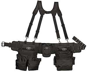 Dead On DO-FR Tool Rig with Suspenders, Poly Fabric, Black, 30-Pocket