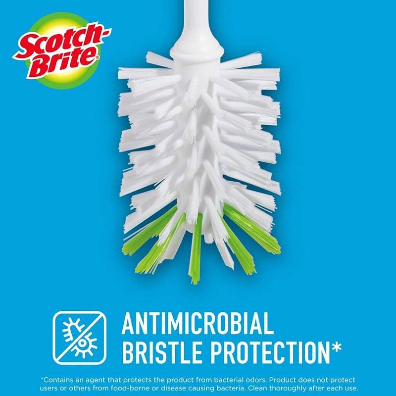 Scotch-Brite 503P-6 Bottle Cleaner, Plastic Handle