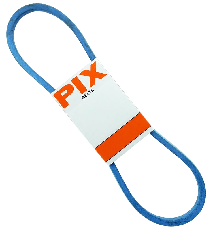 PIX B41K Fractional Horsepower V-Belt, 44 in Outside Circumference, 5/8 in W, 11/32 in Thick, Blue