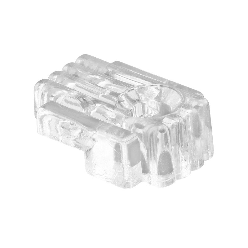 Prime-Line U9002 Mirror Clip, For: 1/8 in Thick Glass, Acrylic, Clear, 6/PK, Pack of 6