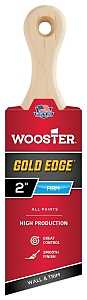 Wooster 5235-2 Paint Brush, Gold Bristle/White, Beech Hardwood Handle, 2-11/16 in L Bristle