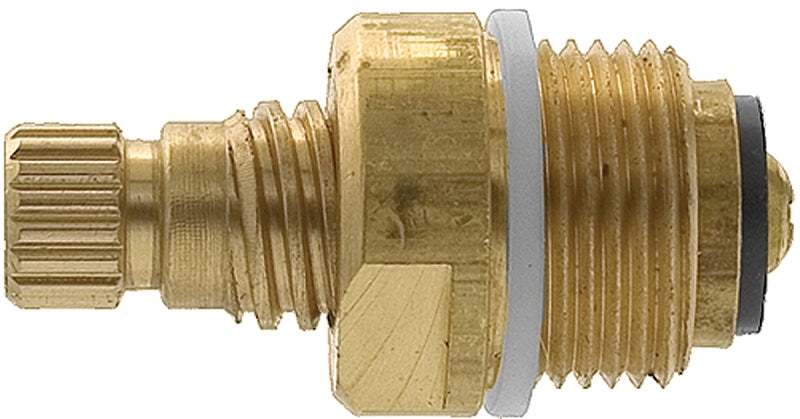Danco 15918B Faucet Stem, Brass, Brass, 1-11/16 in L, For: Streamway Two Handle Bath Faucets