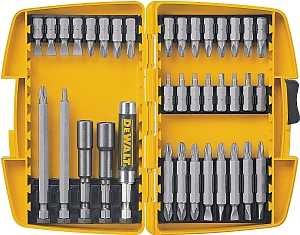 DEWALT DW2163 Screwdriver Bit Set with ToughCase+ System, 37-Piece, Standard, Steel