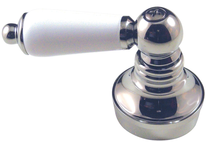 Danco 46010 Faucet Handle, Zinc, Chrome-Plated, For: Universal Single Handle Bathroom Sink and Kitchen Sink Faucets