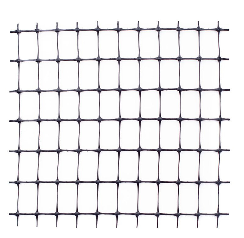 Tenax 60041909 Multi-Purpose Net Roll, 50 ft L, 2 ft H, 0.75 x 0.1 in Mesh, Polypropylene, Black