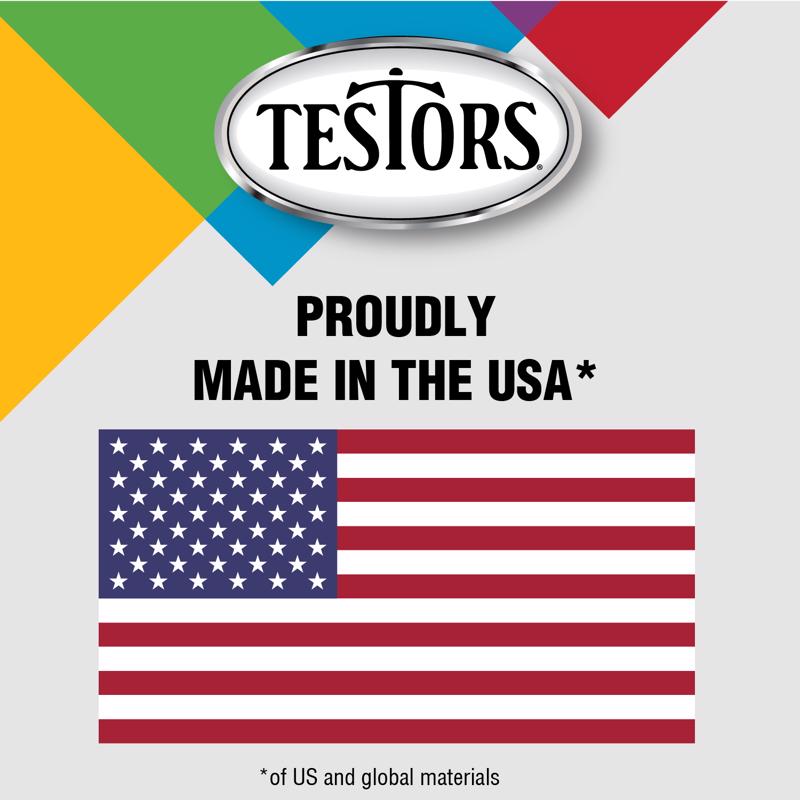 Testors Gloss White Hobby Paint 0.25 oz, Pack of 6