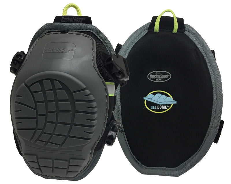Bucket Boss GX2 Knee Pad, TPR Cap, EVA Foam/Gel Dome Pad, Buckle