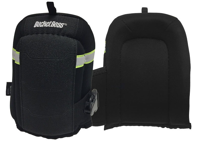 Bucket Boss GX3 Knee Pad, Polyester/Rubberized PVC Cap, EVA Foam Pad, Buckle
