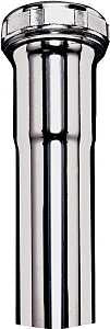 Plumb Pak PP13-6CP Pipe Extension Tube, 1-1/2 in, 6 in L, Slip-Joint, Brass, Chrome-Plated