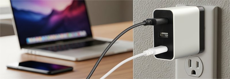 Powerzone ORUC415 Adapter, USB A, USB C Plug