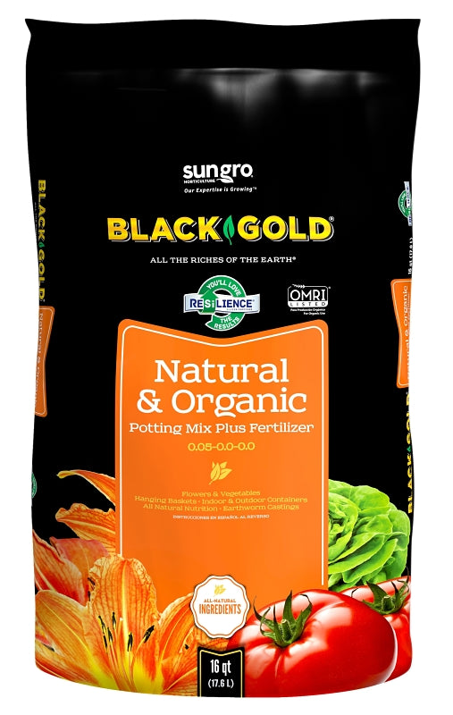 sun gro 140204016QTP Potting Mix, Granular, Brown/Earthy, 120 oz Bag