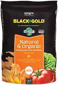 sun gro 1402040 1 CFL P Potting Mix, 1 cu-ft Coverage Area, Granular, Brown/Earthy, 70 oz Bag