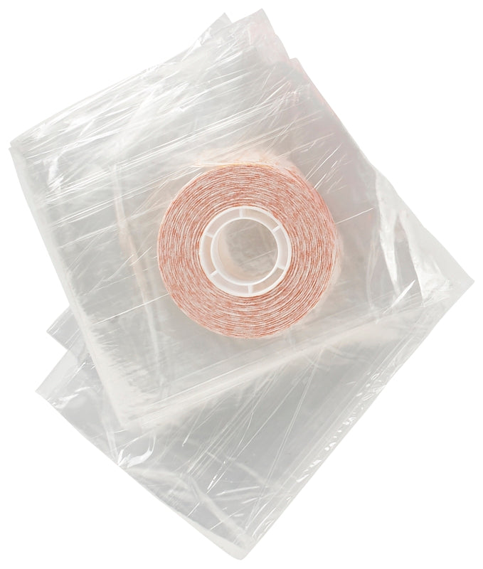 Frost King V85M Insulation Kit, 62 in W, 1.5 mil Thick, 210 in L, Polyethylene, Clear