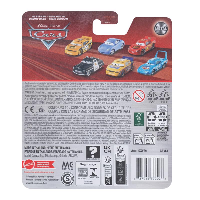 Mattel Disney Pixar Cars/Trucks Assorted, Pack of 24