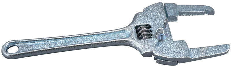 Plumb Pak PP840-6 Adjustable Wrench, 1 to 3 in Jaw, Metal