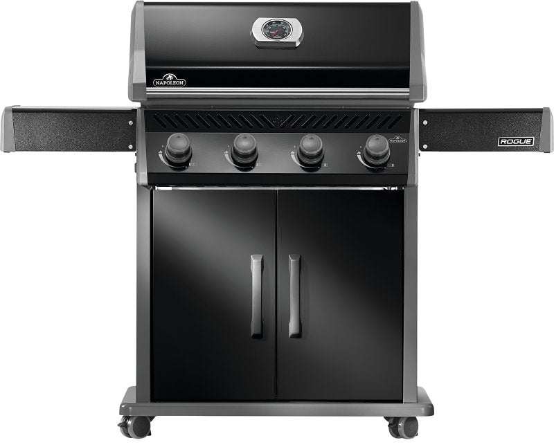Napoleon Rogue 525 Series R525PK-2-SS Gas Grill, 48,000 Btu/hr BTU, Propane, 4-Burner, Smoker Included: Yes