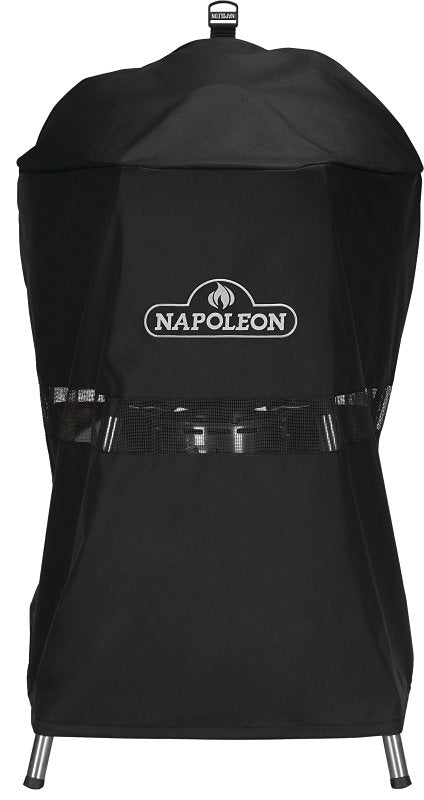 Napoleon 61915 Grill Cover, 46.65 in W, 43.7 in D, Polyester, Black