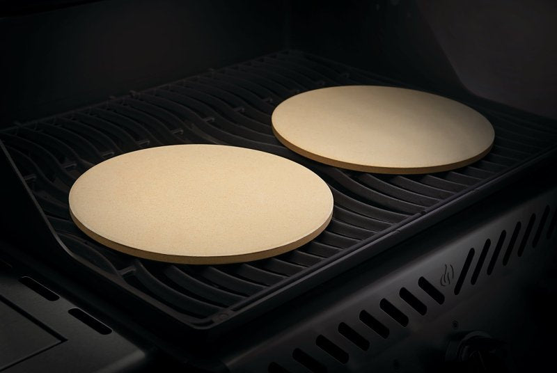 Napoleon 70000 Pizza/Baking Stone Set, 10 in Dia, Stone