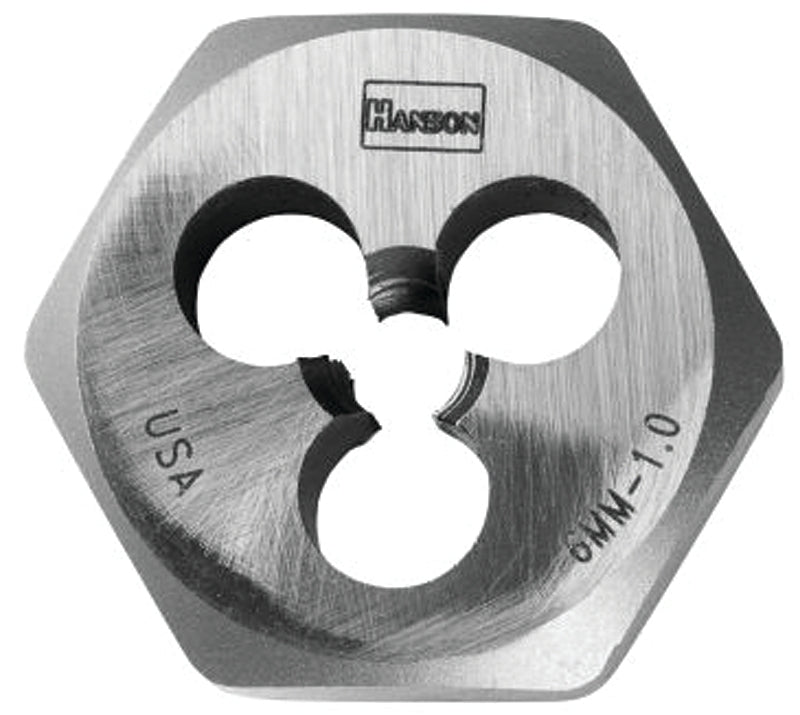 Irwin Hanson 9727 Metric Die, M6-1 Thread, Fine Thread, Right Hand Thread, HCS