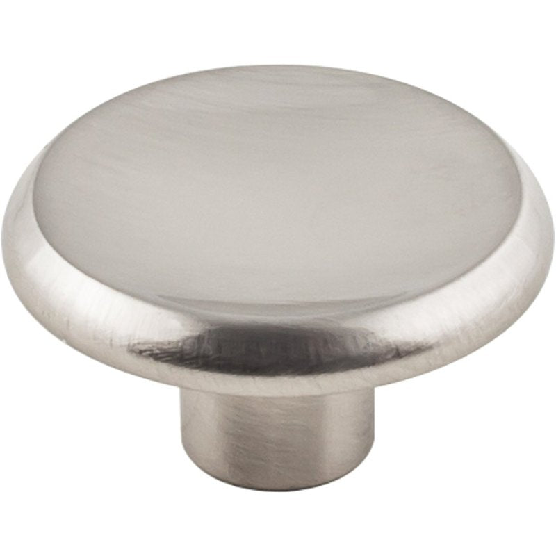 KasaWare K063SN-4 Cabinet Knob, 1-3/16 in Projection, 1-1/2 in Dia, Zinc, Satin Nickel, 4/PK