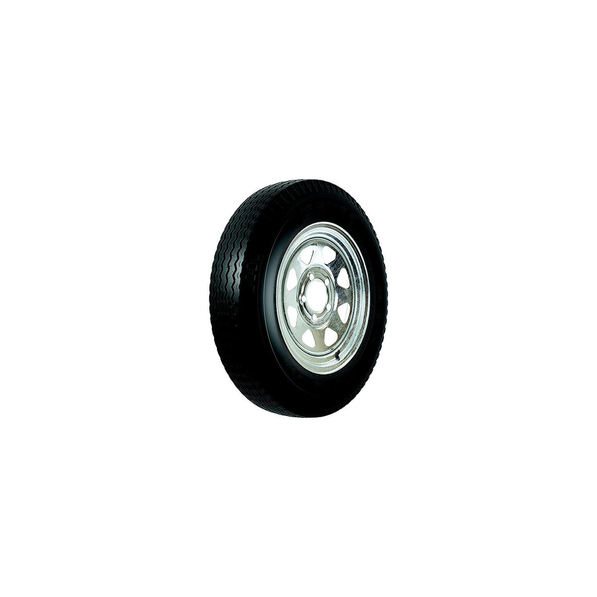 Loadstar Bias Tire and Wheel (Rim) Assembly 530-12 5 Hole 6 Ply