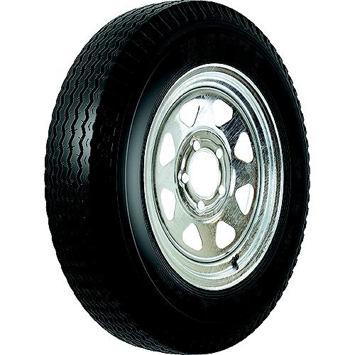 Loadstar Bias Tire and Wheel (Rim) Assembly 530-12 5 Hole 4 Ply