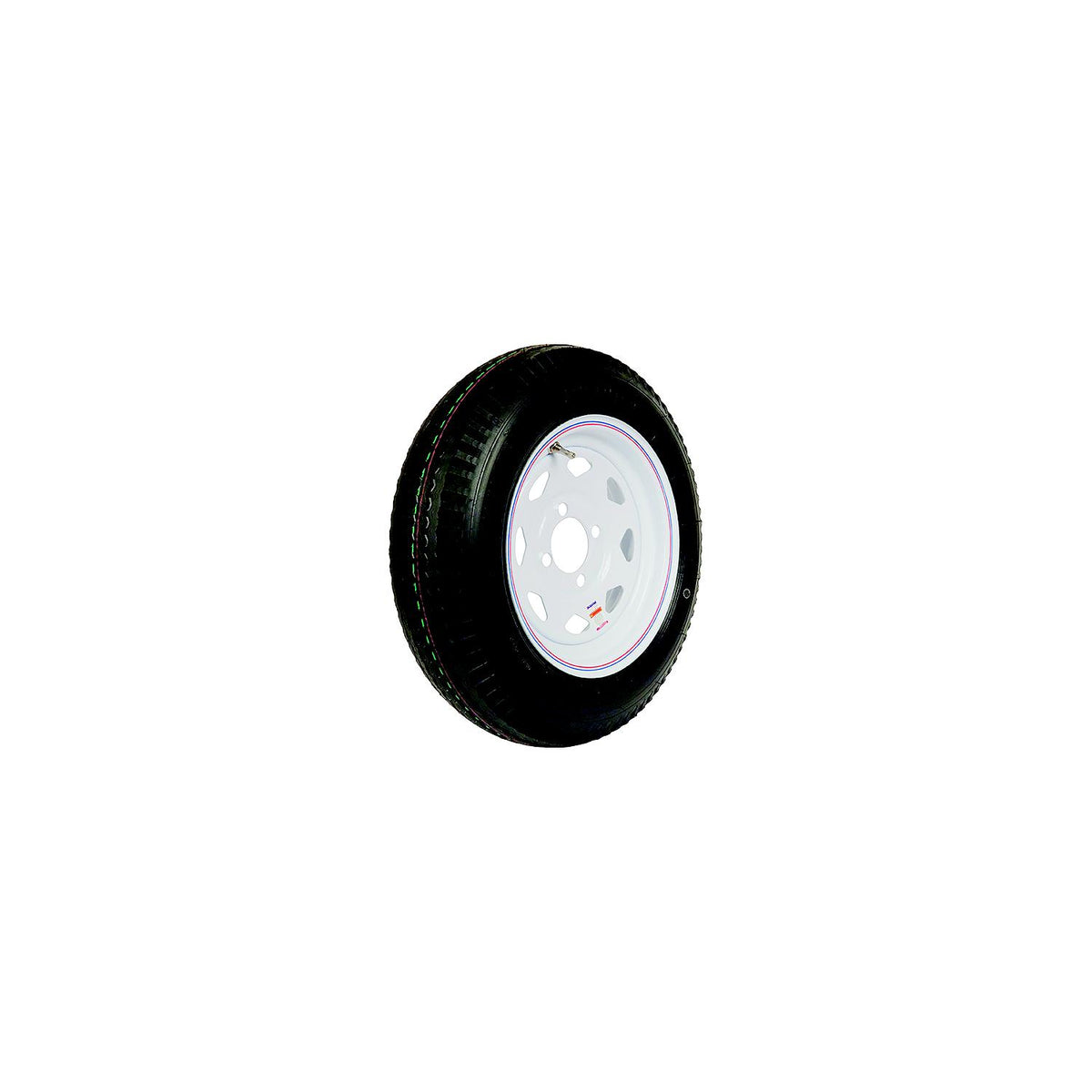 Loadstar Bias Tire and Wheel (Rim) Assembly 480-12 4 Hole 4 Ply