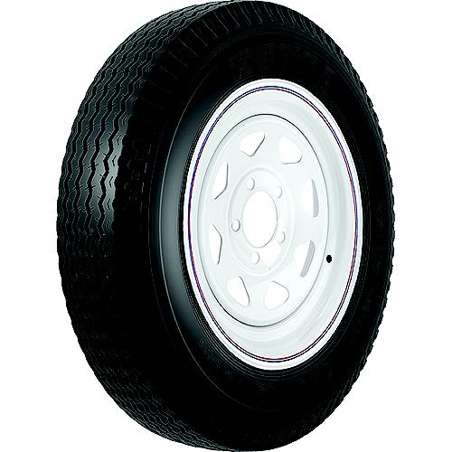 Loadstar Bias Tire and Wheel (Rim) Assembly 530-12 5 Hole 4 Ply