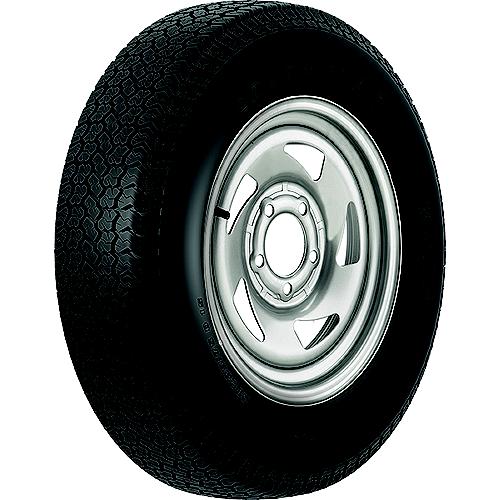 Loadstar Bias Tire and Wheel (Rim) Assembly ST215/75D-14 5 Hole C Ply