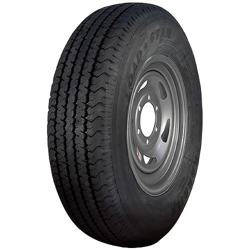 Loadstar ST Radial Tire and Wheel (Rim) Assembly ST225/75R-15 6 Hole D Ply