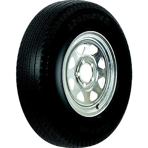 Loadstar 31987 ST Radial Tire & Wheel Assembly, ST185/80R-13, C Ply, 5 Hole Spoke Galvanized