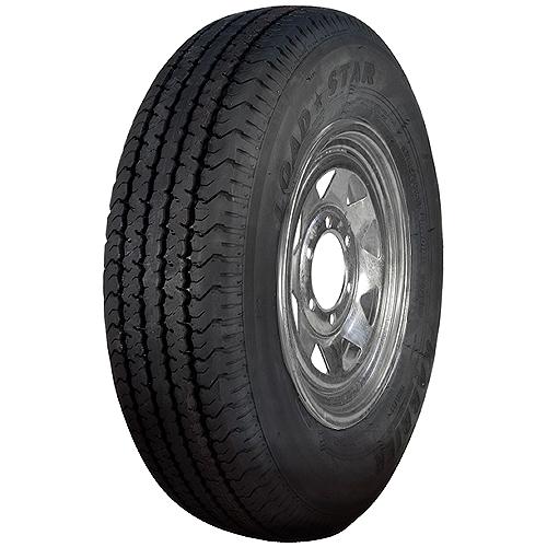 Loadstar ST Radial Tire and Wheel (Rim) Assembly ST225/75R-15 6 Hole D Ply