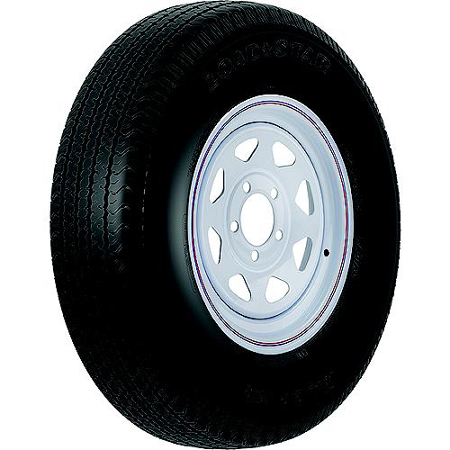 Loadstar ST Radial Tire and Wheel (Rim) Assembly ST225/75R-15 6 Hole D Ply