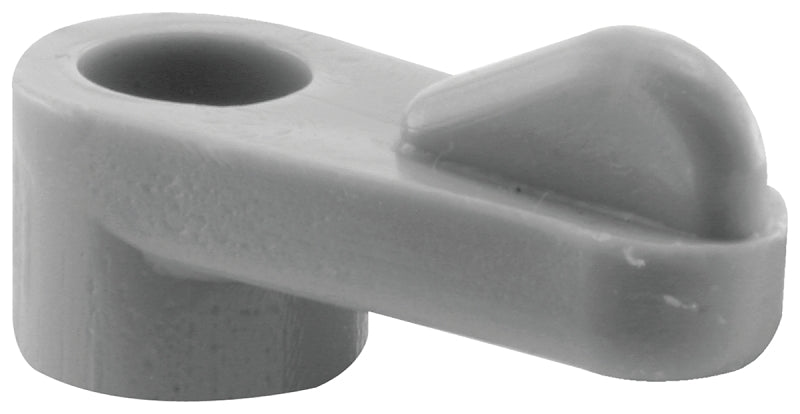 Make-2-Fit PL 7739 Window Screen Clip with Screw, 1/16 in D Dimensions, Plastic, Gray, 12/PK