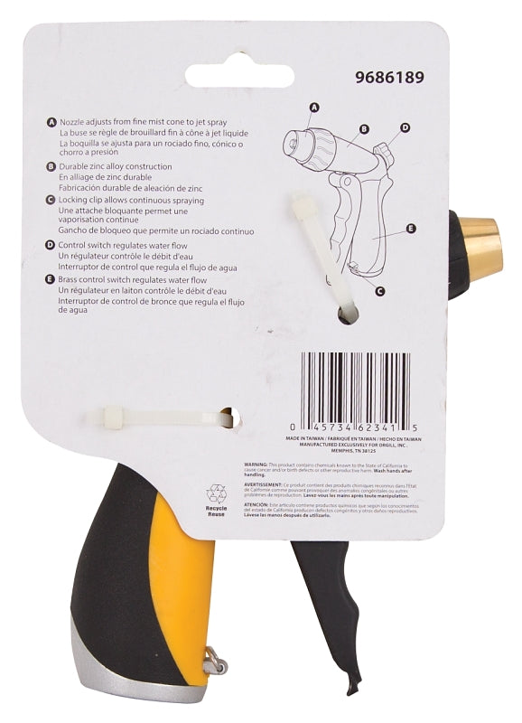 Landscapers Select RC-910-3L Spray Nozzle, Female, Brass, Black/Yellow