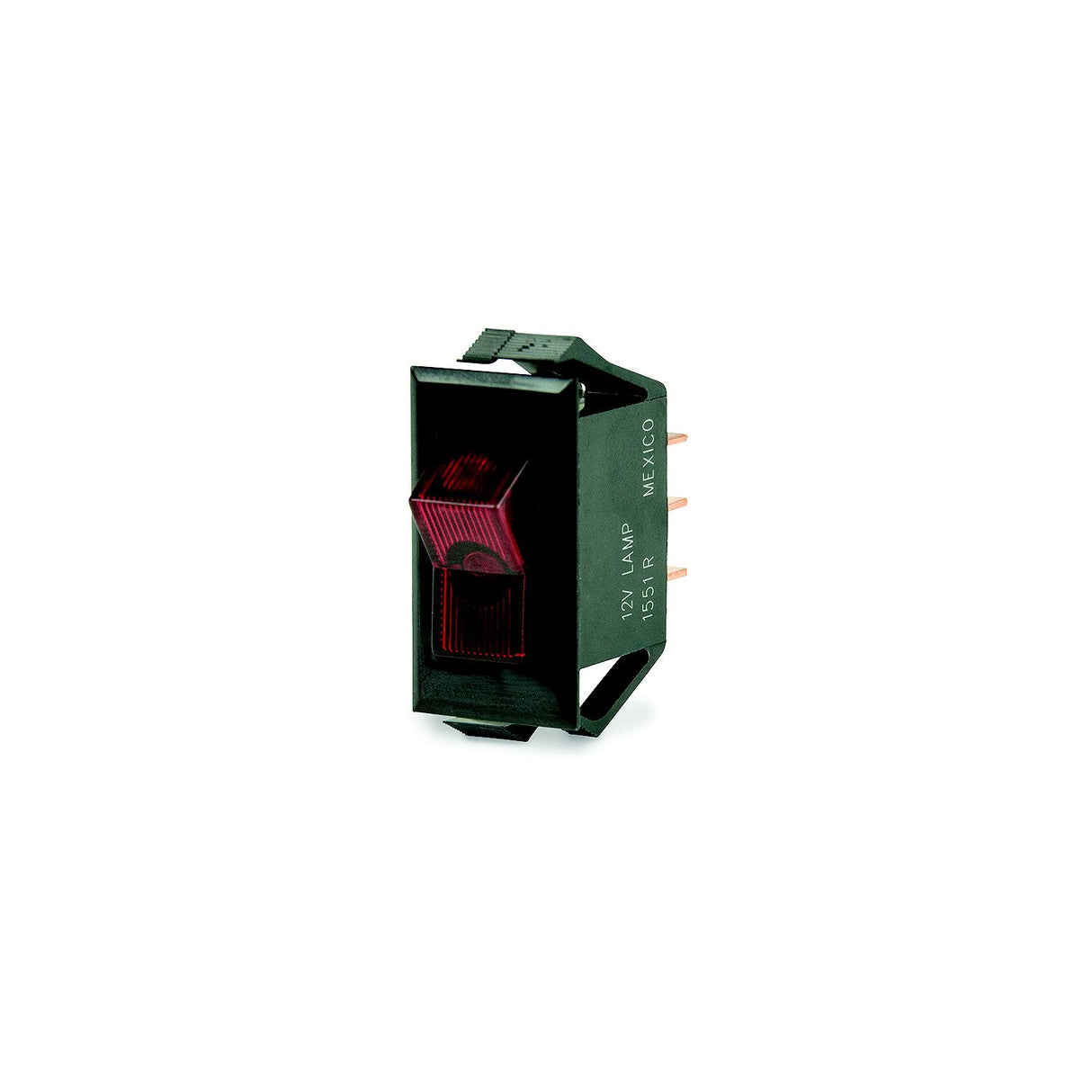 BEP 1001705 Illuminated Rocker Switch, Off-On, SPST, Illuminated Red