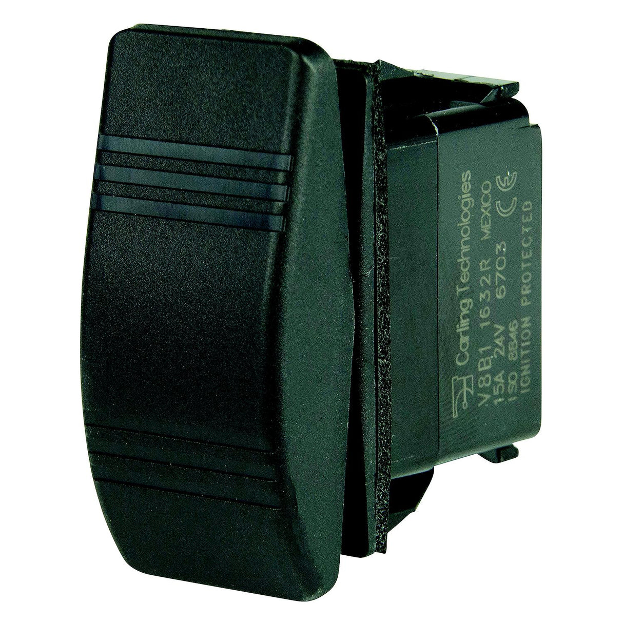 BEP 1001804 Weather Resistant Contura Rocker Switch, (On)/Off/(On), SPDT, 1/4″ Blade Terminals