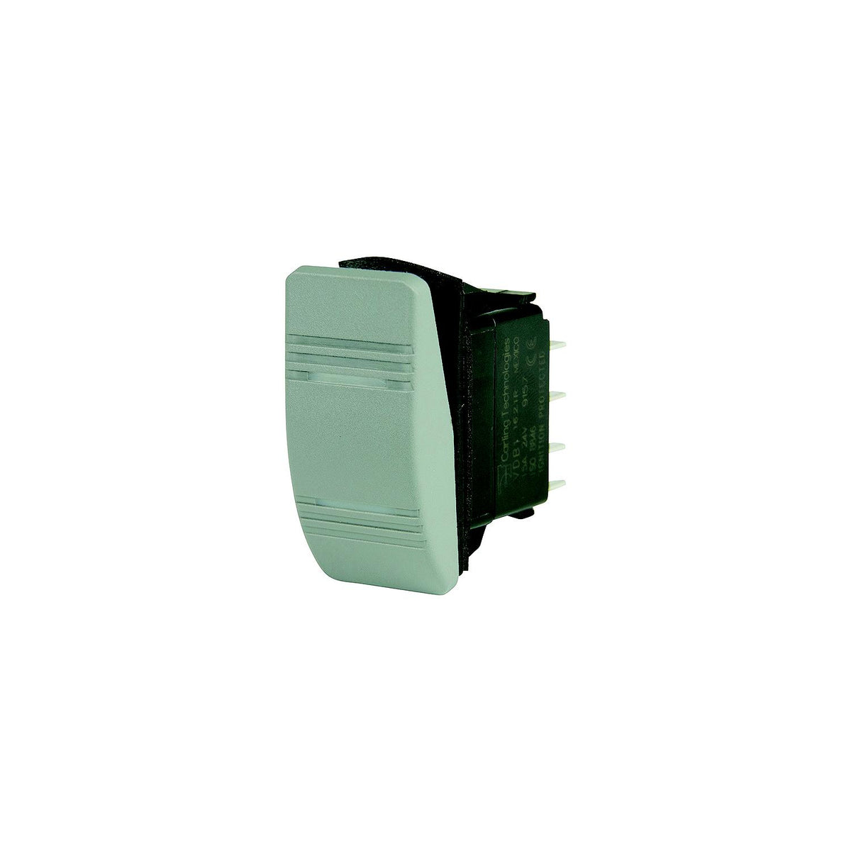 BEP 1001812 Weather Resistant Contura Rocker Switch, On-On, DPDT, 1/4″ Blade Terminals, Illuminated Amber (2 Positions)