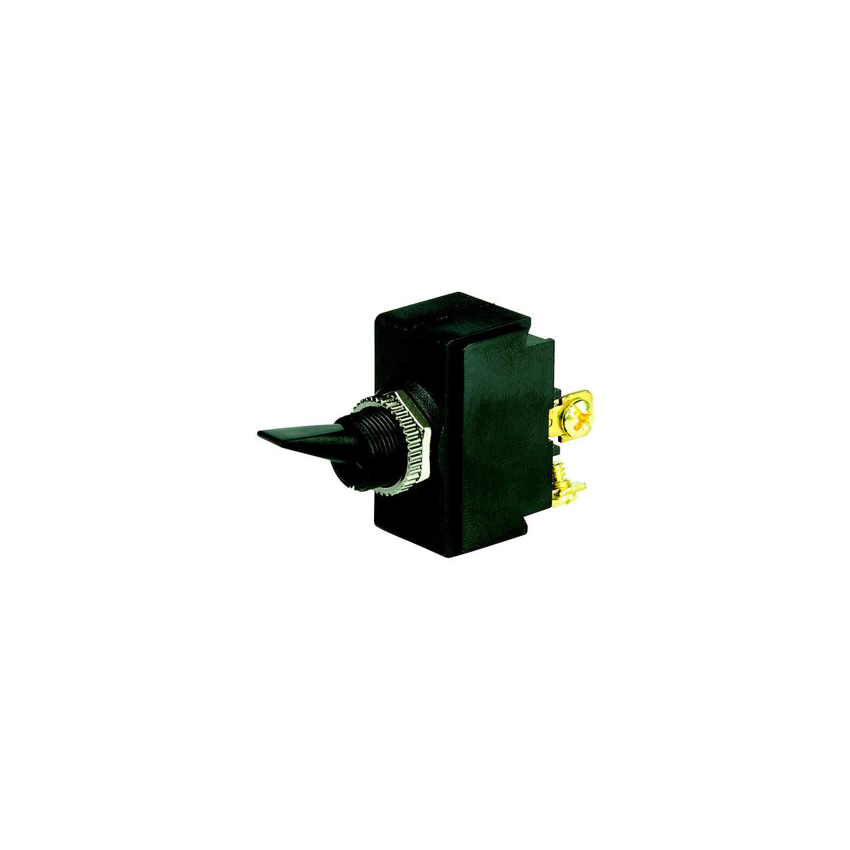 BEP 1001902 Plastic Handle Toggle Switch, Off-On, SPST, #6-32 Screw Terminals
