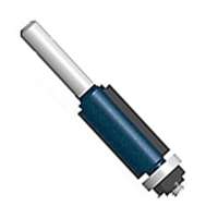 Bosch 85266MC Series Router Bit, 1/2 in Dia, 1/2 in Dia Cutter, 2-1/2 in OAL, 1/4 in Dia Shank, 2-Cutter, Steel