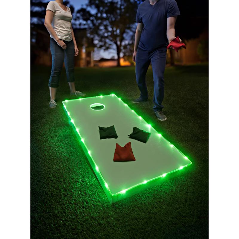 Brightz Toss Brightz Green LED Cornhole Light Kit ABS Plastics 1 pk