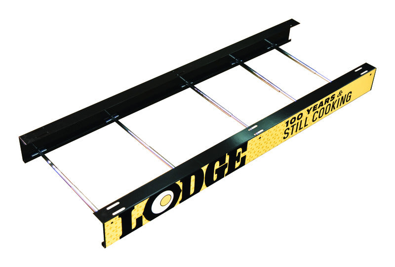 48 in. Black Steel J-Hook Shelf Displayer 1 pk
