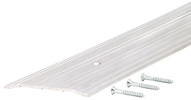 M-D TH042 Series 68387 Saddle Threshold, 36 in L, 5 in W, Aluminum, Mill
