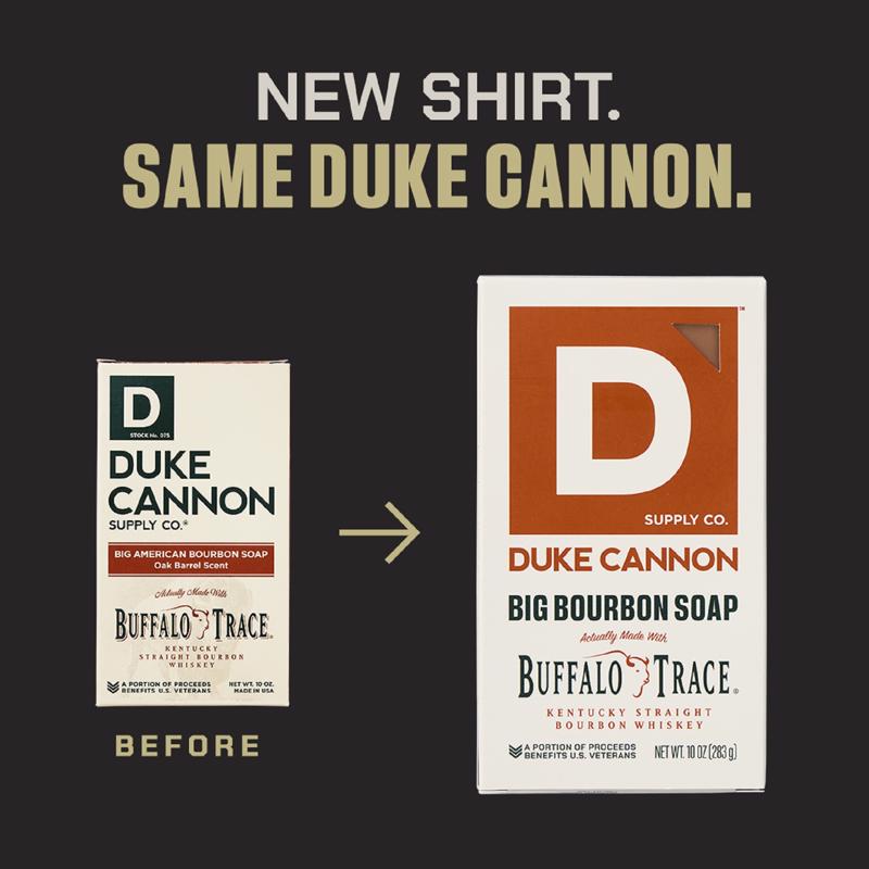Duke Cannon Bourbon Oak Barrels + Aged Spirits Scent Bar Soap 10 oz 1 pk