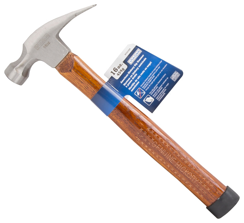 Vulcan JL20142 Hammer, 16 oz Head, Rip Claw Head, Carbon Steel Head, 13-1/8 in OAL