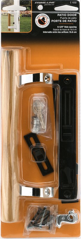 Prime-Line C 1032 Handleset, Aluminum/Wood
