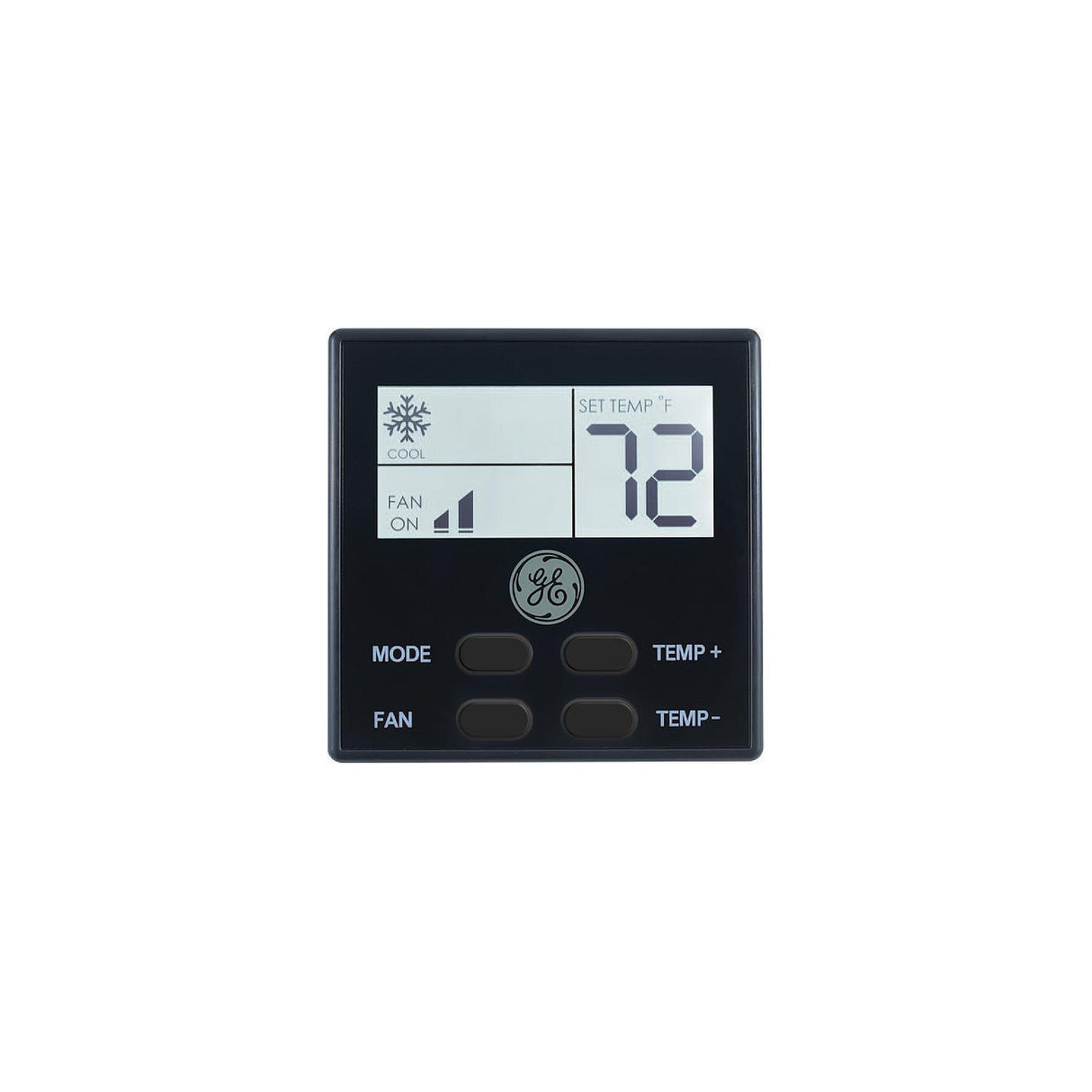 GE RARWT2B Single Zone Wall Thermostat, Black