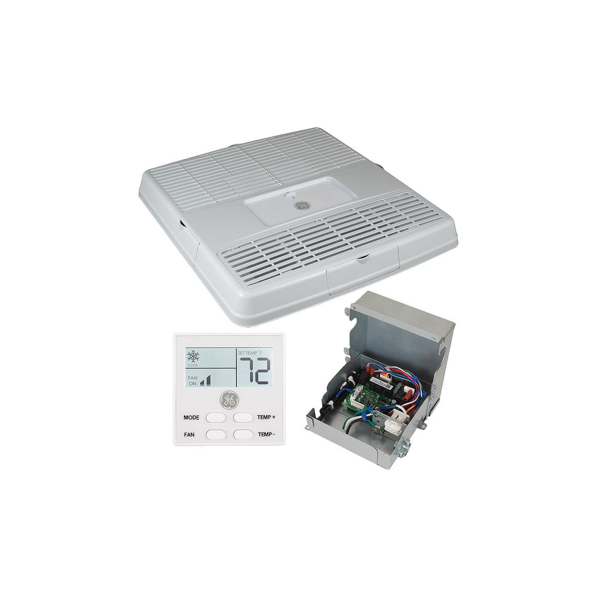 GE RVACNKITW Air Conditioner Accessory Kit, Ducted, White